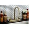 Kingston Brass KS8792CQLLS Claremont Centerset Kitchen Faucet, Polished Brass KS8792CQLLS - alternate 2